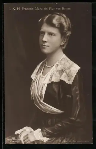 AK Prinzessin Maria del Pilar von Bayern