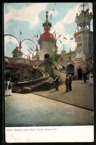 AK Coney Island, N.Y., Helter Skelter, Luna Park