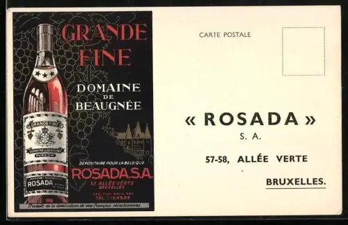 AK Reklame für Rosada-Wein
