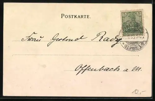 AK Strassburg, Ruprechtsauer Allee und Schweighäuserstrasse