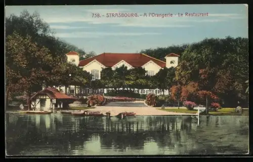 AK Strasbourg, A l`Orangerie, Le Restaurant