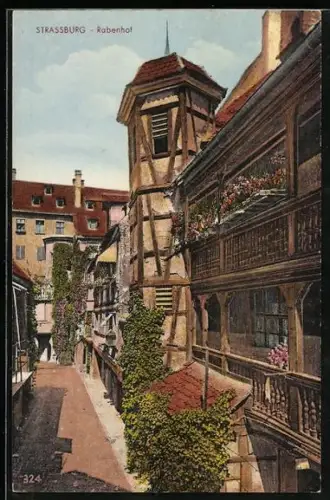 AK Strassburg, Rabenhof, Innenhof