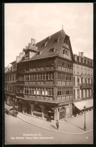 AK Strassburg i. E., Hotel Haus Kammerzell