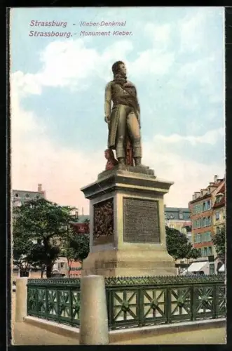 AK Strassburg, Kleber-Denkmal