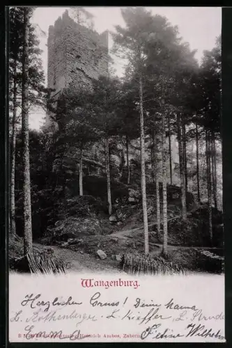 AK Wangenburg, Blick zum Turm