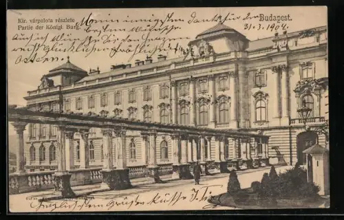 AK Budapest, Partie der Königlichen Burg