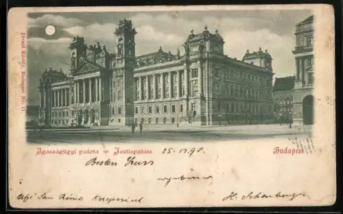 AK Budapest, Partie am Justizpalais