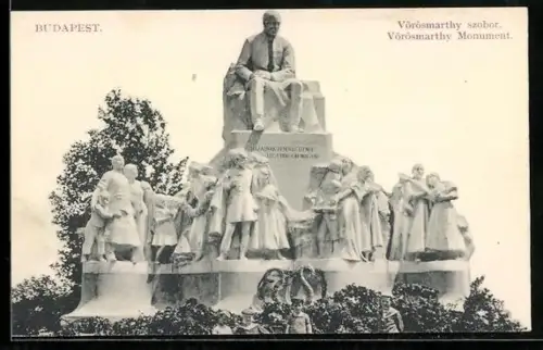 AK Budapest, Vörösmarthy Monument