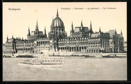 AK Budapest, Parlament mit Flusspartie