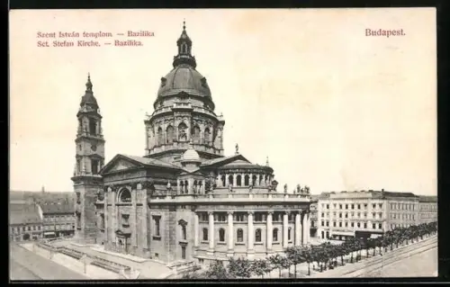 AK Budapest, Sct. Stefan Kirche, Bazilika
