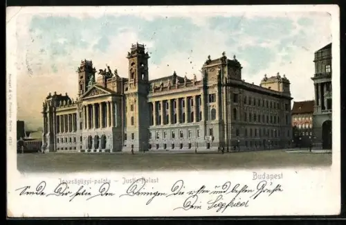 AK Budapest, Partie am Justiz-Palast