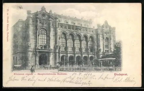 AK Budapest, Hauptstädtische Redoute