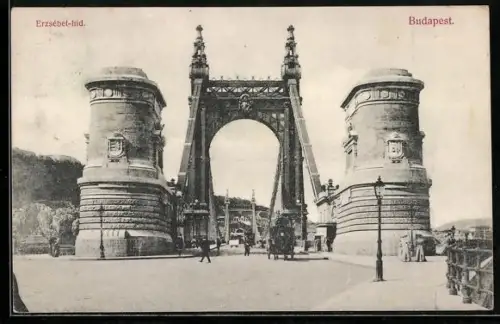AK Budapest, Elisabethbrücke