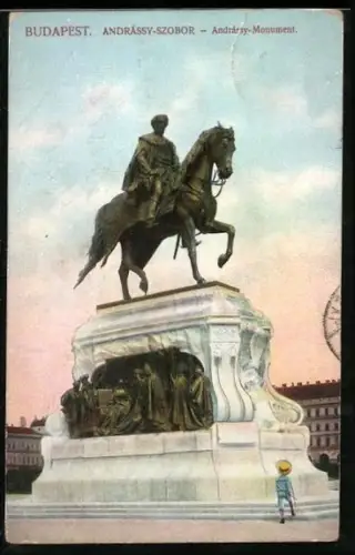 AK Budapest, Andrássy-Monument