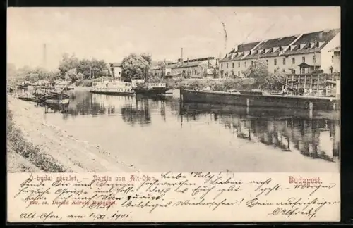 AK Budapest, Partie von Alt-Ofen