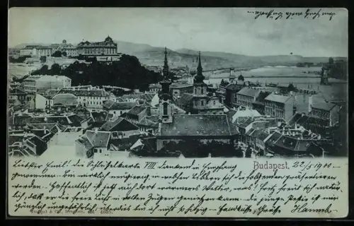 Mondschein-AK Budapest, Panorama
