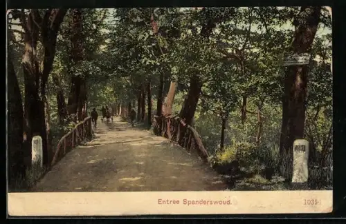 AK Hilversum, Spanderswoud, Entree