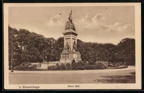 AK `s Gravenhage, Plein 1813
