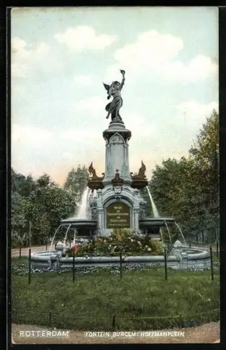 AK Rotterdam, Fontein Burgem, Hoffmanplein