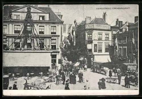 AK Den Haag, Versiering Groenmarkt, Havana Sigaren