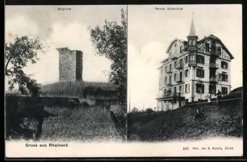 AK Rheineck, Pension Sonnenheim & Burgruine