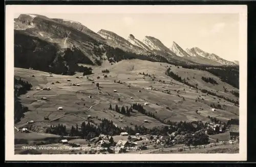 AK Wildhaus, Partie gegen die Churfirsten