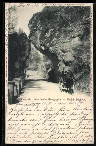 AK Bregaglia, Stradale della Valle Bregaglia, Sass Basaa