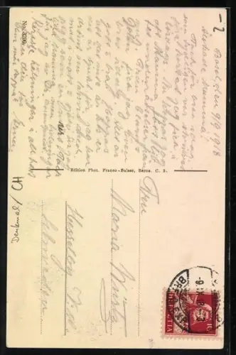 AK Basel, St. Jakobsdenkmal