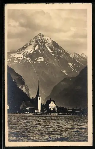 AK Flüelen, Kirche mit Bristenstock