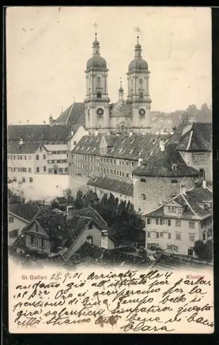 AK St. Gallen, Kloster mit Kirche