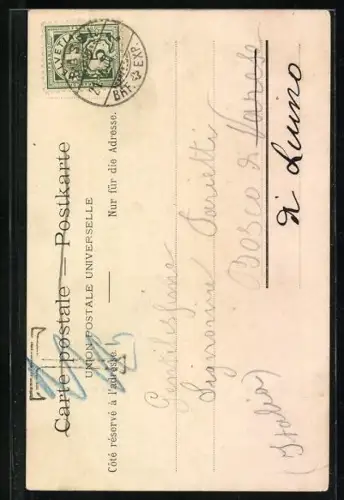 AK Basel, Münster, Innenansicht