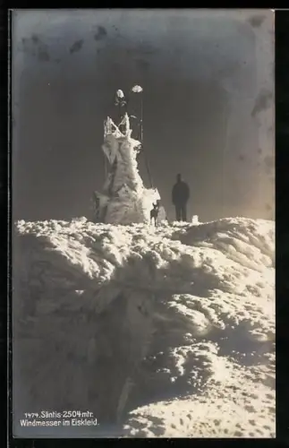 AK Säntis, Windmesser im Eiskleid