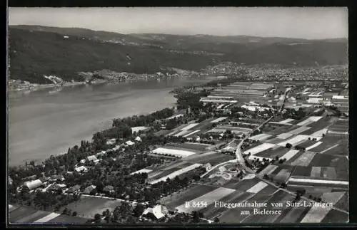 AK Sutz-Lattrigen am Bielersee, Fliegeraufnahme