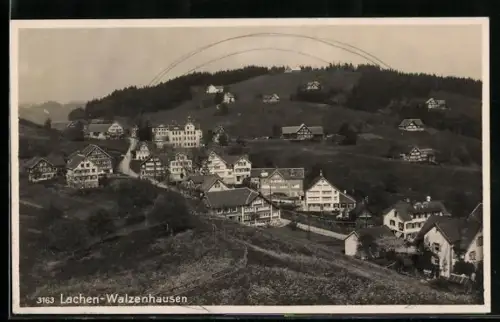 AK Lachen-Walzenhausen, Gesamtansicht aus der Vogelschau