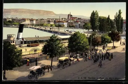 AK Genève, Pont du Mont-Blanc