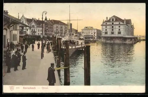 AK Rorschach, Quai, Panorama