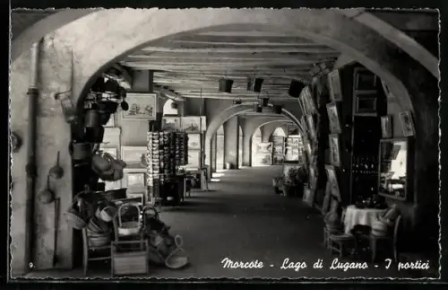 AK Morcote /Lago di Lugano, I portici