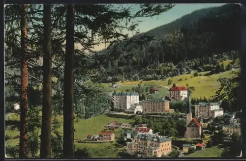 AK Badgastein, Blick gegen die Kaiser-Wilhelm-Promenade
