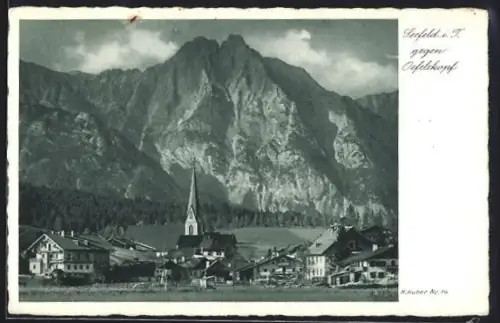 AK Seefeld i. T., Kirche gegen Oefelekopf