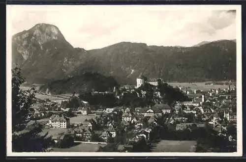 AK Kufstein, Teilansicht mit Schloss vom Stadtberg