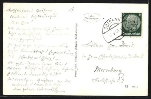 AK Goisern, Teilansicht mit Kirche