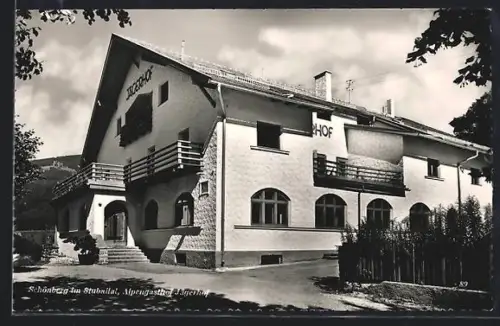 AK Schönberg im Stubaital, Alpengasthof Jägerhof
