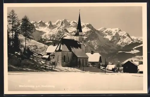 AK Werfenweng, Kirche gegen den Hochkönig