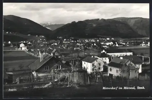 AK Mitterdorf im Mürztal, Teilansicht