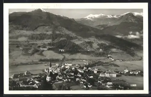 AK Hofgastein, Teilansicht mit Kirche