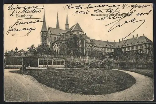 AK Bamberg, Michaelsberg mit Bürgerspital