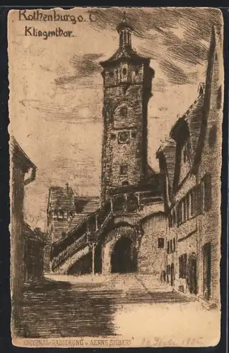 AK Rothenburg o. T., Klingenthor