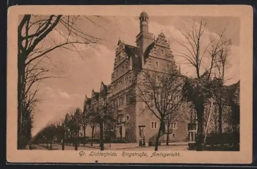 AK Berlin-Gr. Lichterfelde, Ringstrasse, Amtsgericht