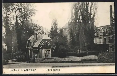 AK Isenheim b. Gebweiler, Park Spetz