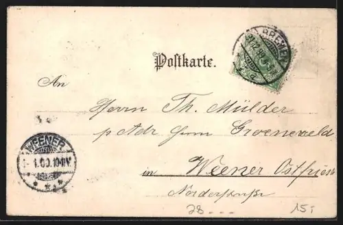 Lithographie Bremen, Rathaus